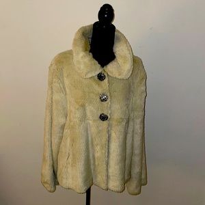 Faux Fur Vintage Style Jacket, Never Worn, Excellent Condition.